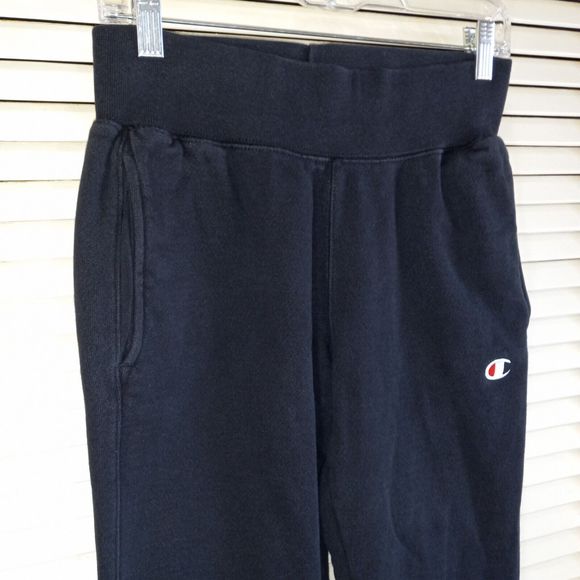 Champion Sweatpants Womens Small Black Reverse Weave Pull On Joggers Honduras - Picture 5 of 11